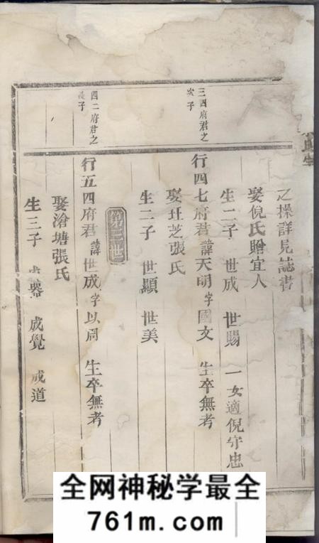 东阳东阳城头蔡氏宗谱
