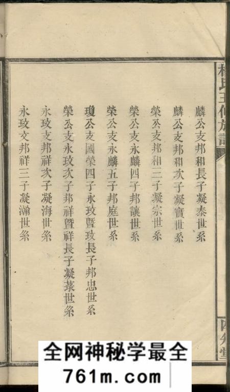 湖南汉寿四知堂杨氏五修族谱