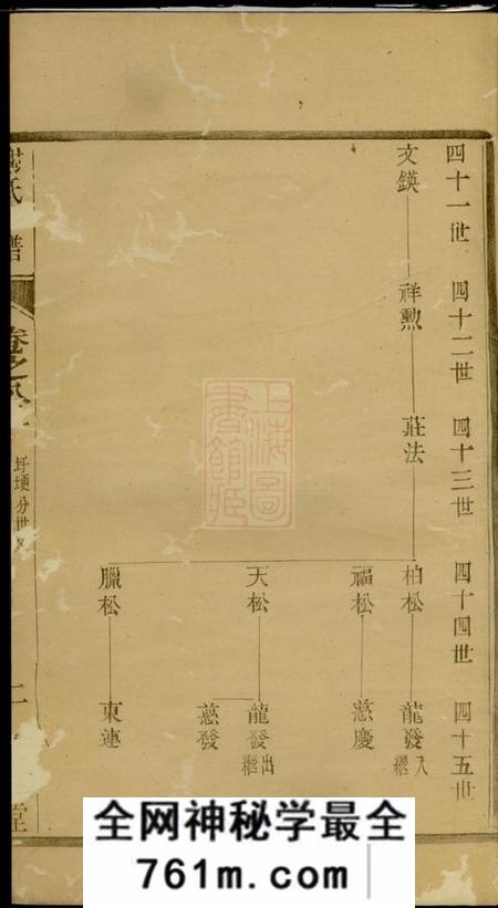 东山堂谢氏宗谱