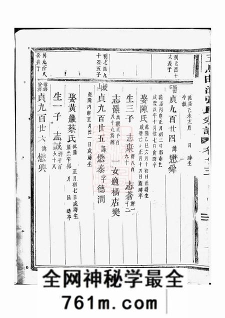 东阳五马曲江张氏宗谱