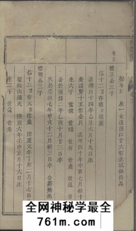 桐庐敦叙堂桐江何氏宗谱