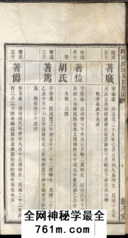 醴陵纯孝堂醴南鹿浦易氏族谱