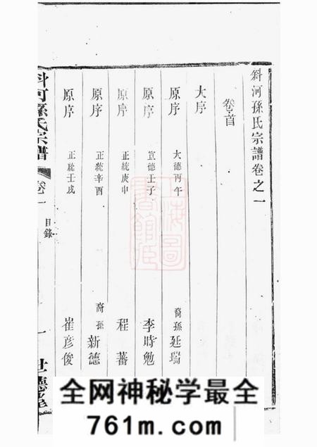 江阴世德堂斜河孙氏宗谱十六卷