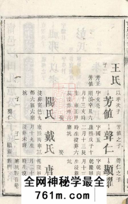 华容中山堂前溪刘氏支谱