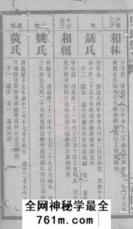 长沙延陵堂吴氏六修族谱