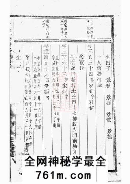 东阳安文陈氏宗谱