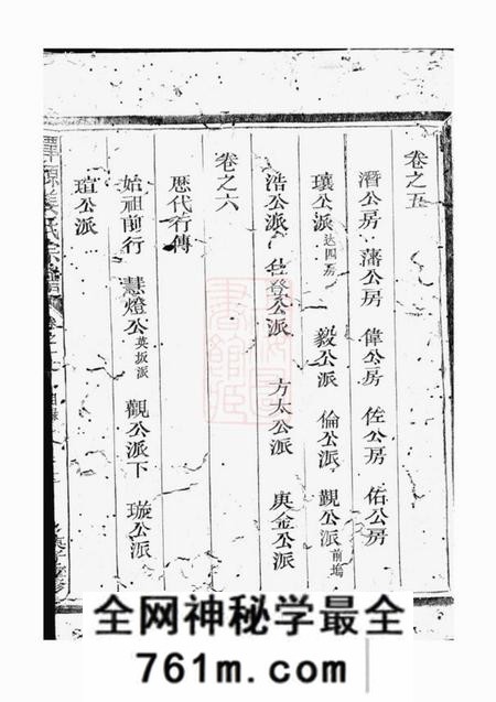 江山潭源姜氏宗谱十八卷