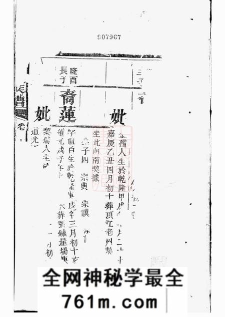 华容陇西堂李氏族谱九卷首一卷