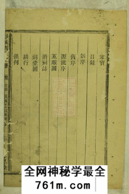 松阳孝思堂彭城刘氏宗谱