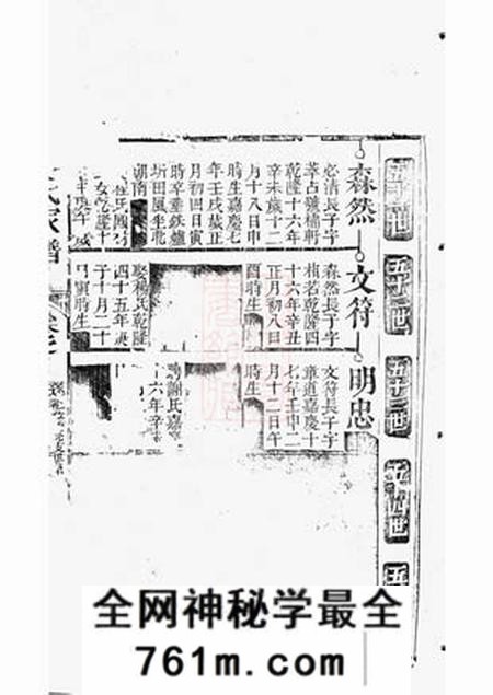 严氏家谱