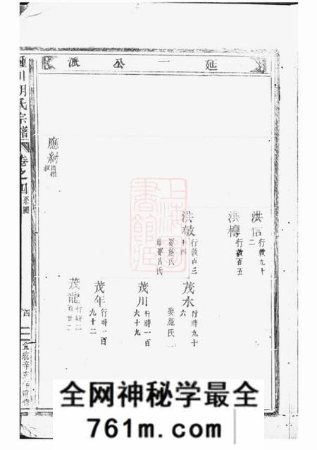 浙江锺川胡氏宗谱