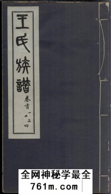 乌程王氏族谱十四卷