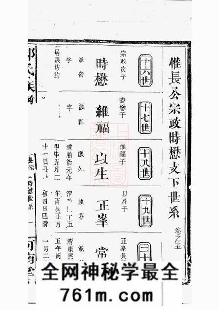 平江河南堂邱氏族谱