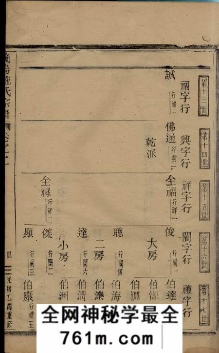 义乌义乌施氏宗谱五卷