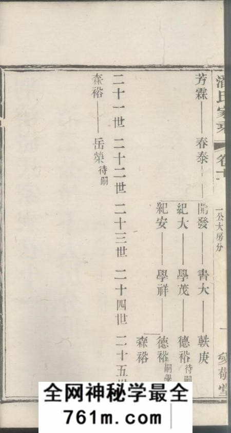 荆溪爱敬堂荆溪潘氏家乘
