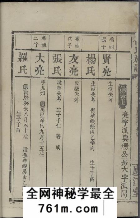湖南常德庐江堂何氏族谱