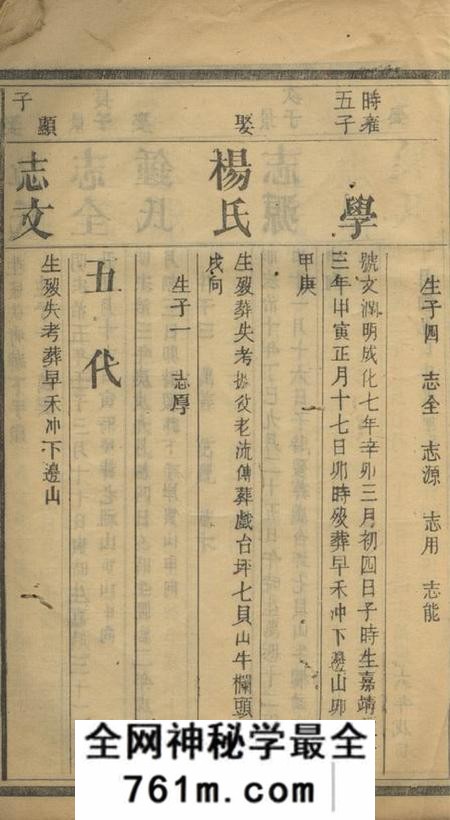 常宁宏农蓬塘谭氏四修族谱不分卷