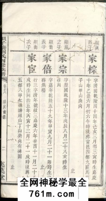 湘潭奕叶堂湘潭癶子塘刘氏四修族谱