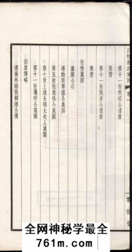 江阴敦德堂江阴赵氏家谱二卷附编一卷