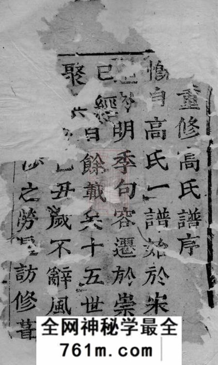崇明高氏宗谱不分卷