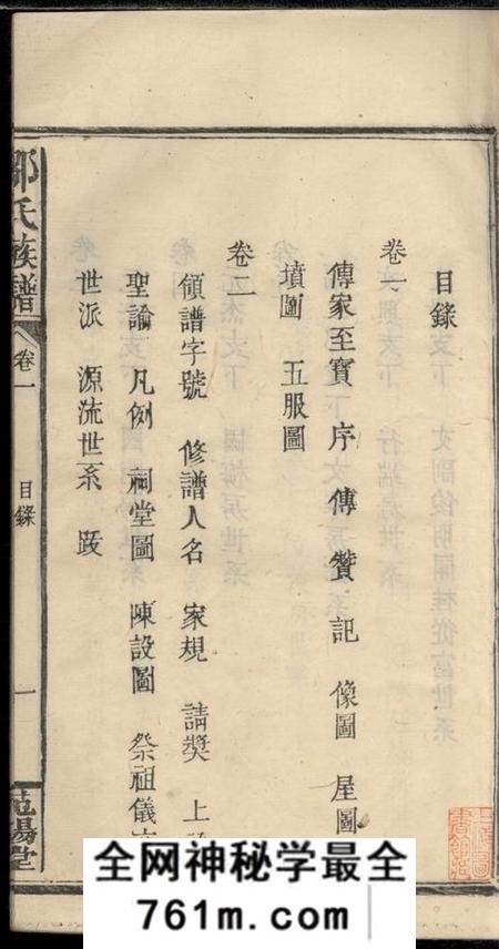 江西、湖南范阳堂邹氏族谱二十一卷