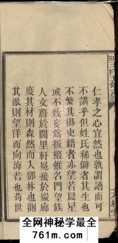 江西萍乡六松堂大田王氏五修支谱卷四卷