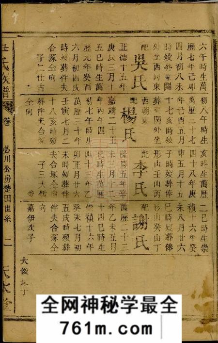 湘潭天水堂尹氏族谱不分卷