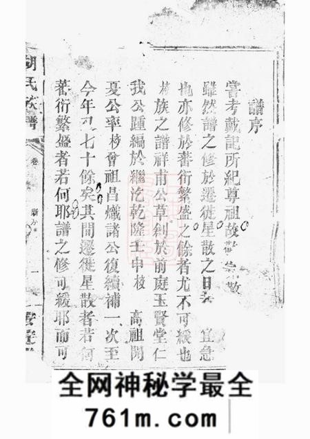 巴陵安定堂胡氏族谱