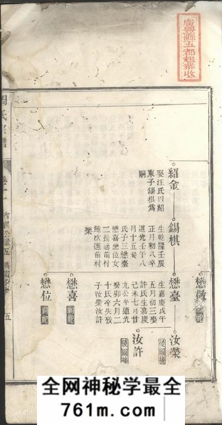 周氏宗谱