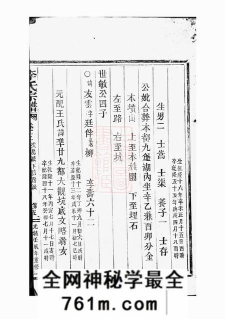 平阳李氏宗谱