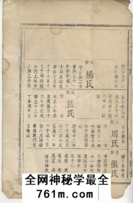 淮阳堂屈氏宗谱