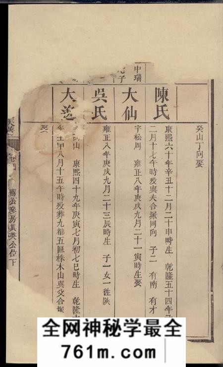 宁乡宁邑造钟何氏族谱