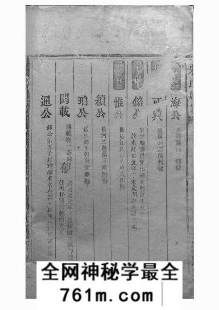 湘潭等忠清堂朱氏族谱