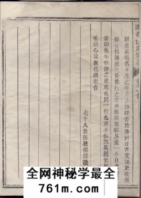 龙游团石汪氏宗谱