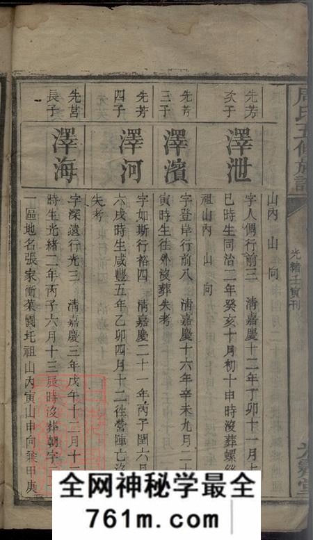 湖南光霁堂周氏五修族谱