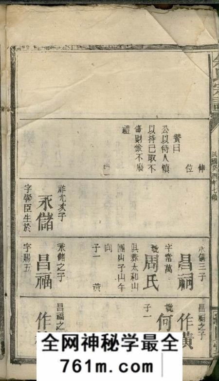 临湘绍贤堂余氏宗谱