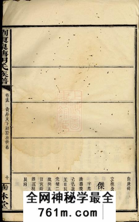 浏阳浏东泉塘胡氏族谱