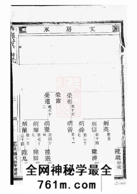 华溪华溪野竹杨氏宗谱