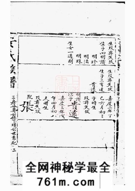 湖南汉寿安氏族谱