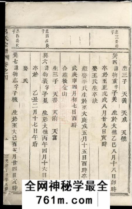 永康吕氏宗谱