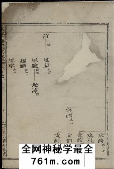 金华华峰施氏重修宗谱