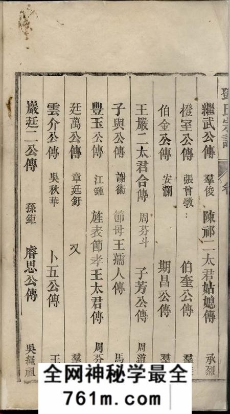安徽桐城邓氏宗谱六卷