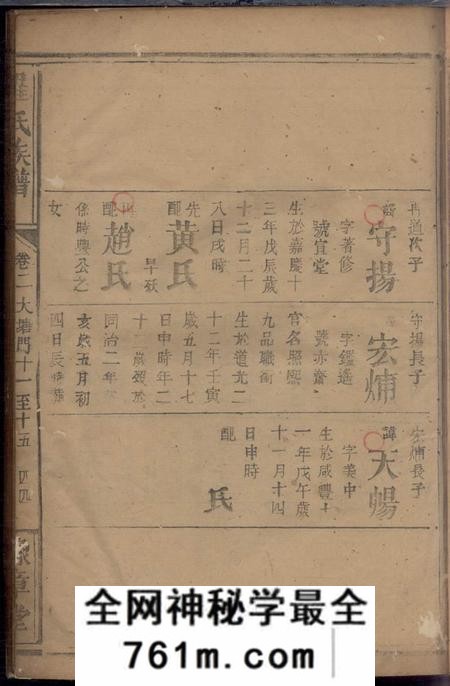 豫章堂罗氏族谱