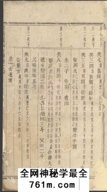 浦阳浦阳严氏宗谱