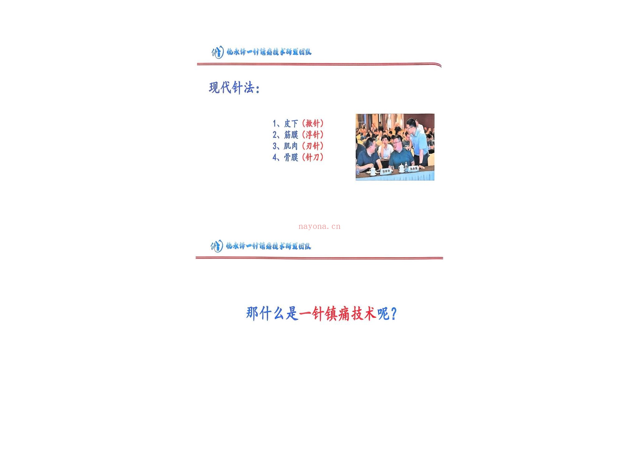 《仇永峰一针镇痛技术》（视频47集+文档）