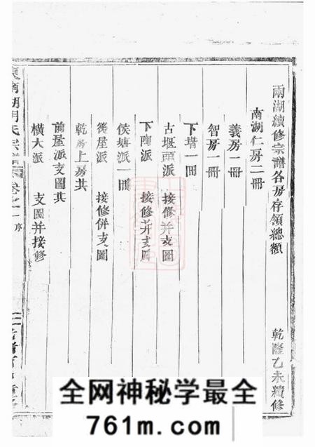 东阳东南湖胡氏宗谱