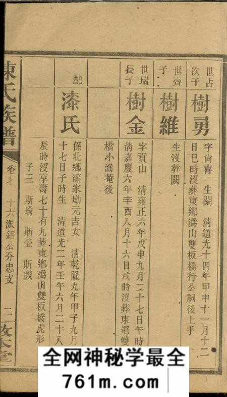 醴陵敦本堂陈氏族谱