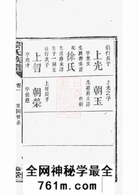 [出版地不祥]京兆堂黎氏族谱