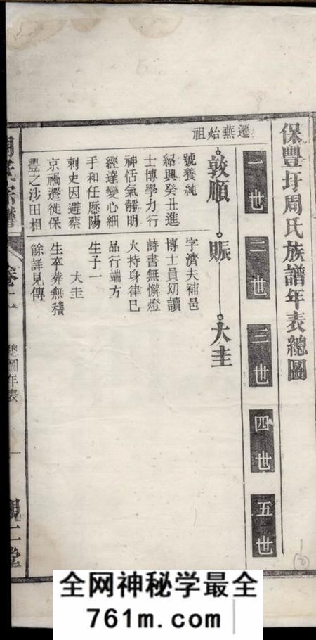芜湖亲仁堂保丰圩周氏族谱