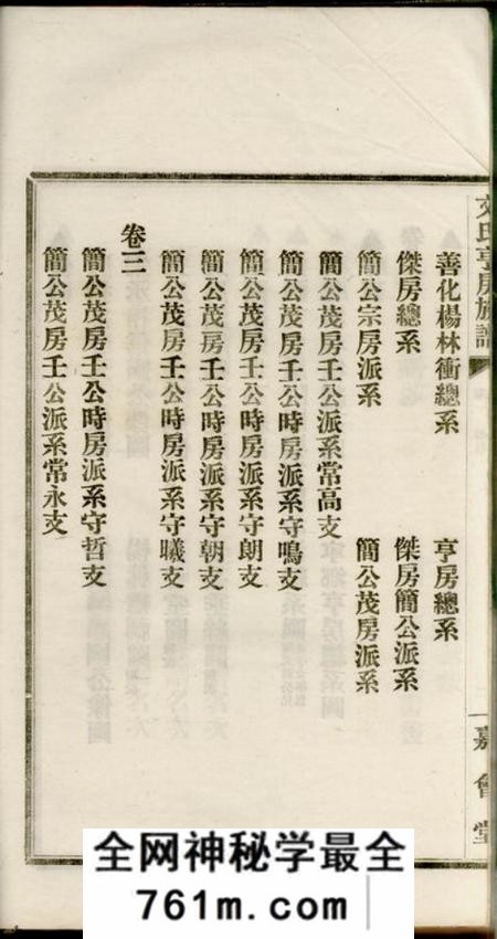 宁乡嘉会堂文氏亨房族谱六卷